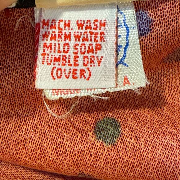 Vintage Union Made Lady Windsor Size 16 Made in the USA Polka Dot Dress - Picture 10 of 11